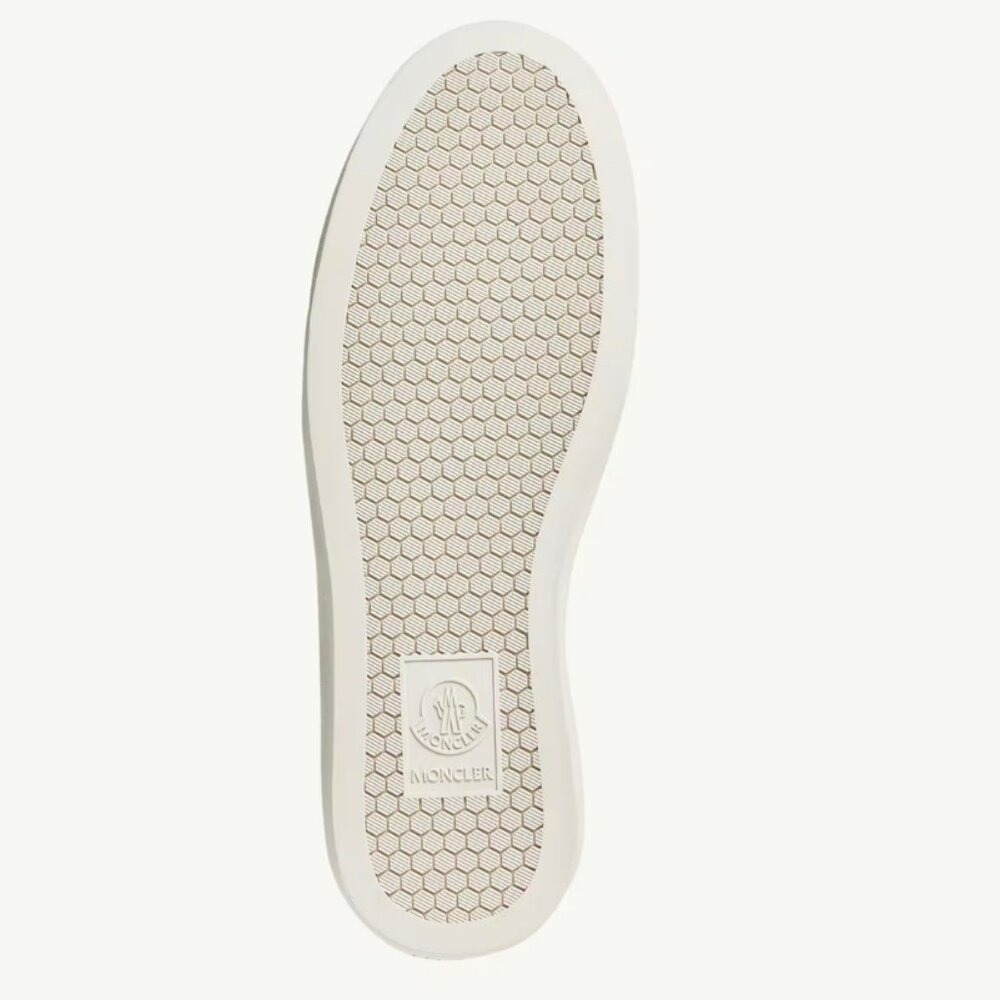 Moncler Monoco M Suede Sneakers in Beige - Picture 15 of 16